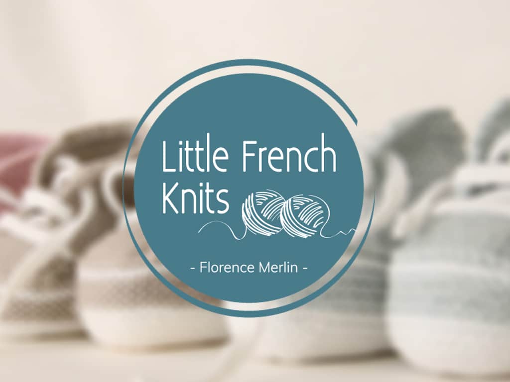 Little French Knits Logo, agence Adigone